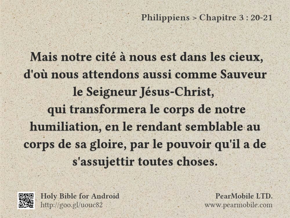 Philippiens, Chapitre 3:20-21